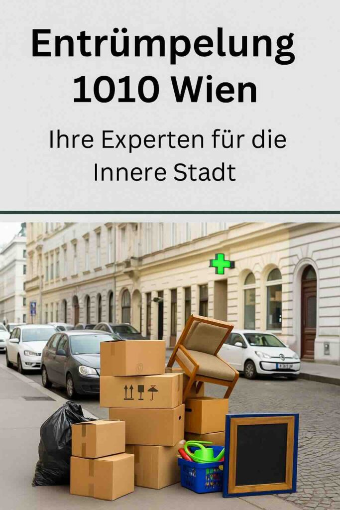 Entrümpelung 1010 Wien – professionelle Wohnungsauflösung in der Inneren Stadt mit kostenlosem Besichtigungstermin